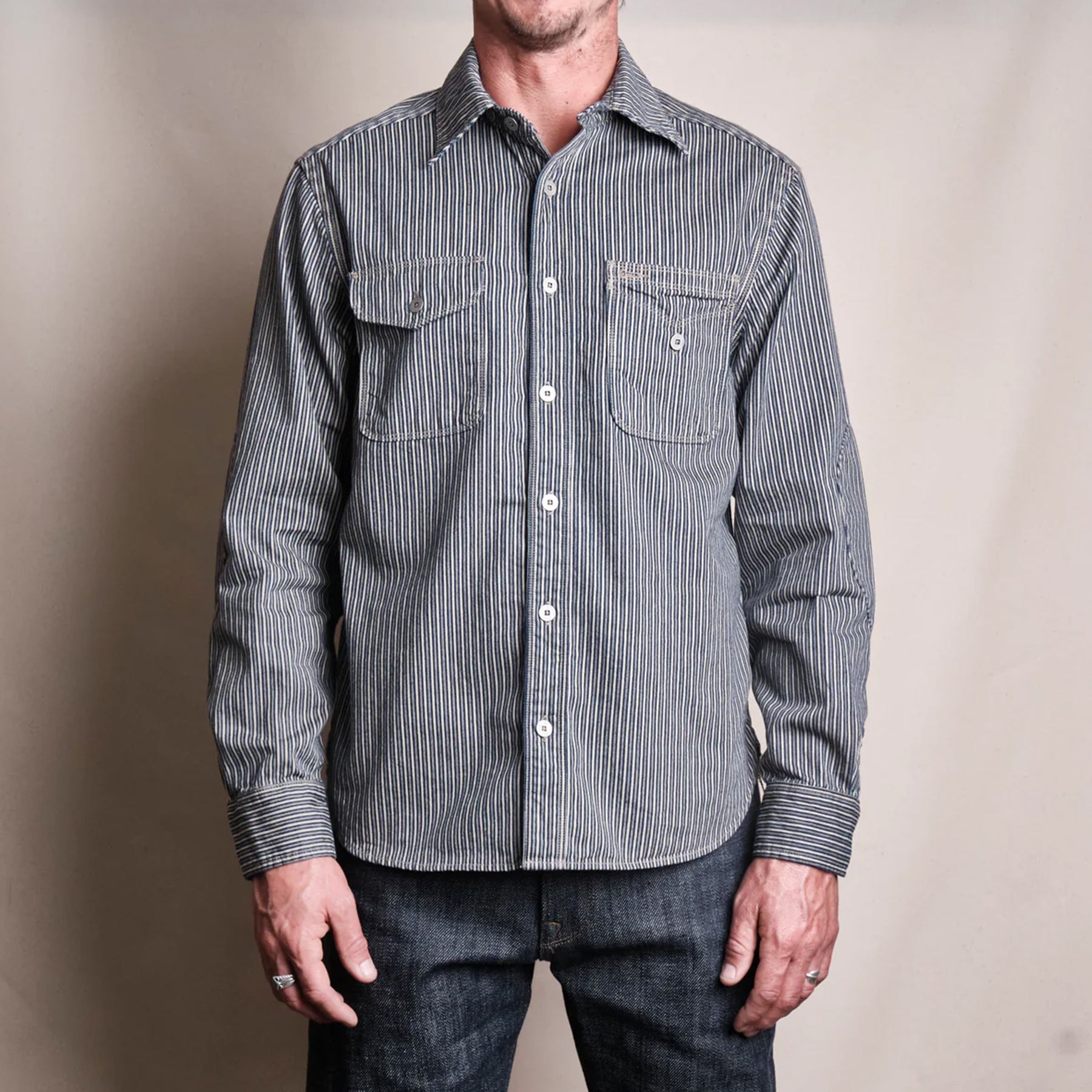 Freenote Cloth Lambert in Custom Blue Stripe – Jupiter and Main