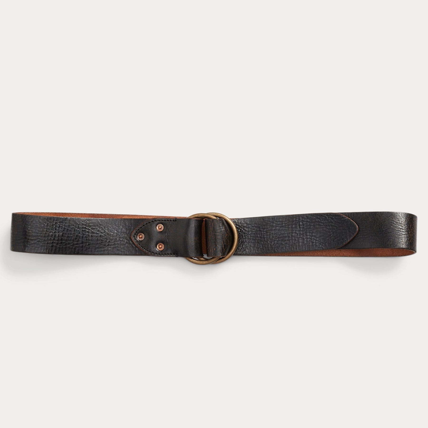 Distressed Leather Double O Ring Belt – Jupiter and Main