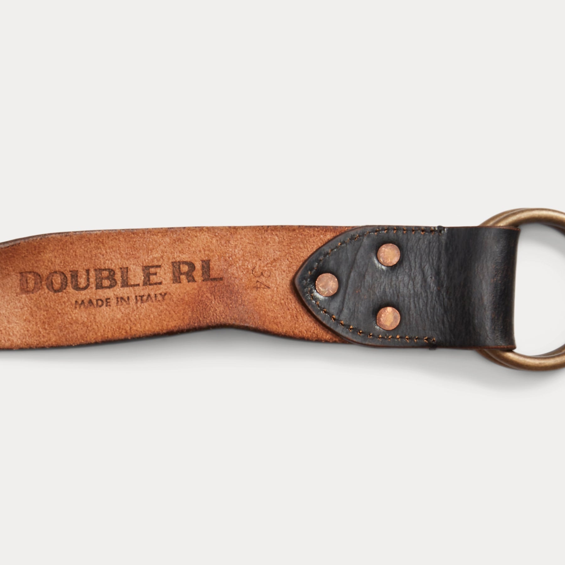 Distressed Leather Double O Ring Belt – Jupiter and Main