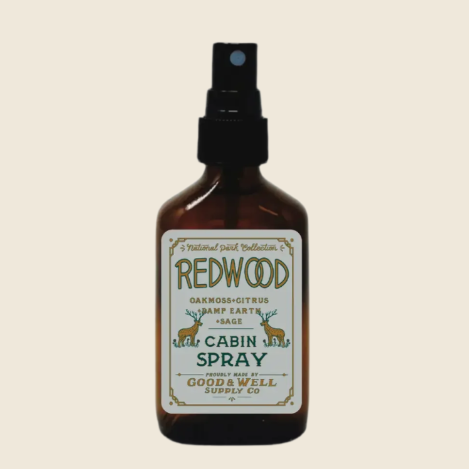 Bottle of Redwood Cabin Spray 